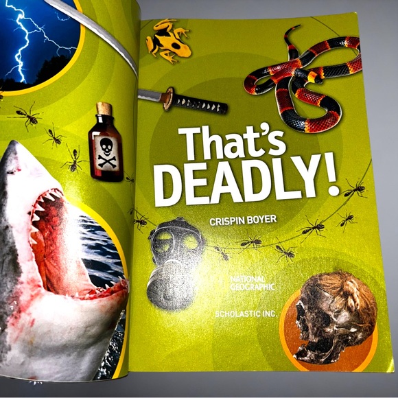 National Geographic kids book That’s Deadly- fearless facts for kids - New - Picture 5 of 7